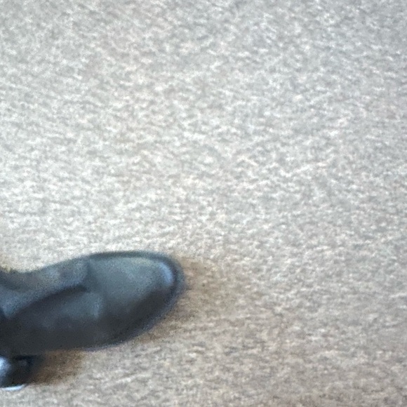 Black Knee High Shawny Boots - Picture 2 of 6